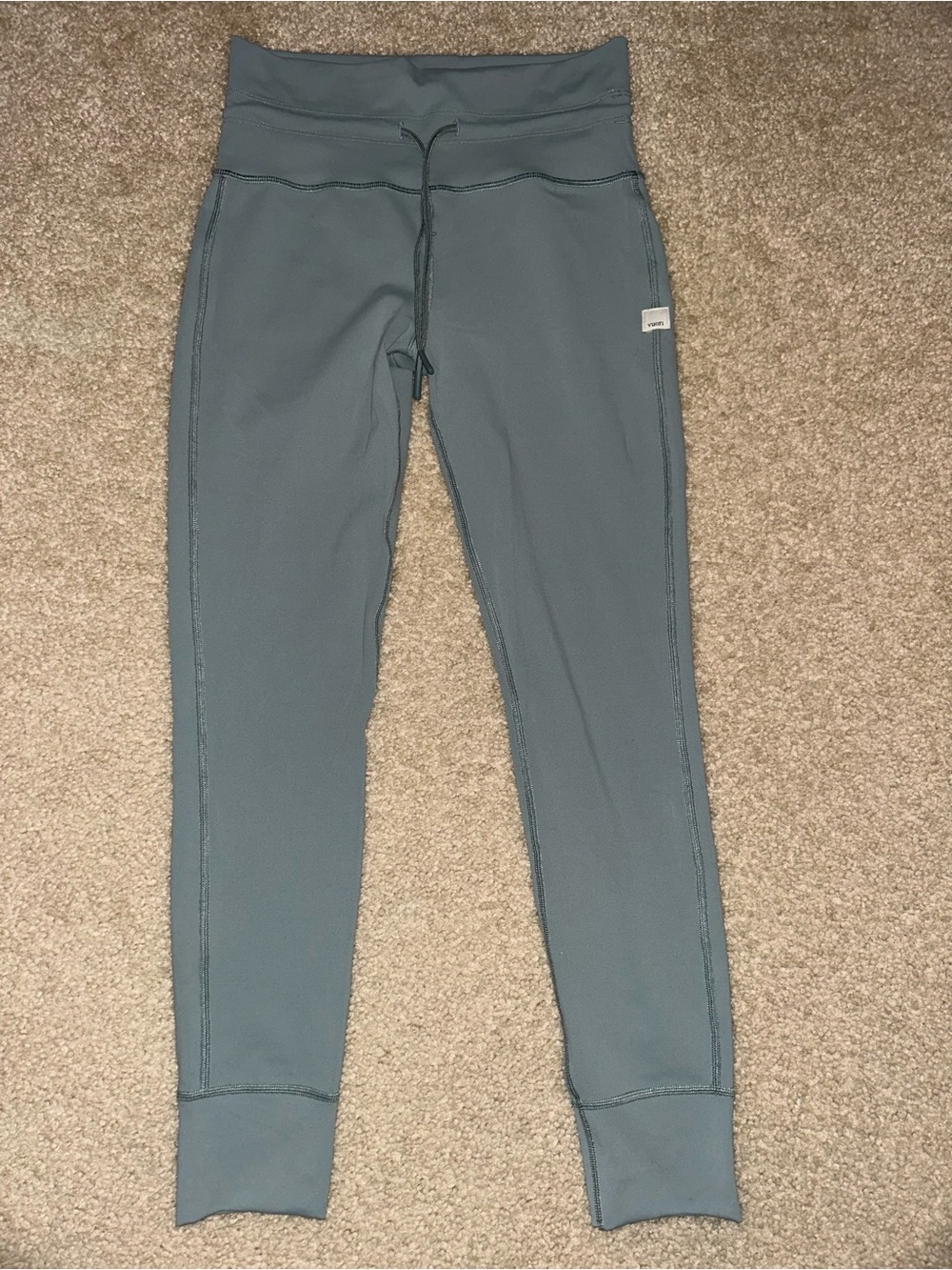 Vuori Blue-Green Active Leggings - (Brand)